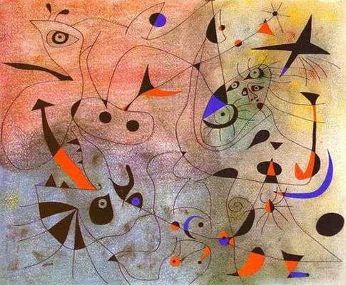 Constellation d'étoiles du matin, par Joan Miro