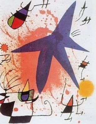 L'étoile bleue, par Joan Miro