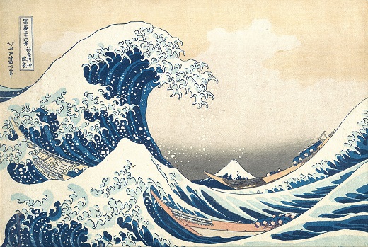 La grande vague de Kanagawa, par Katsushika Hokusai