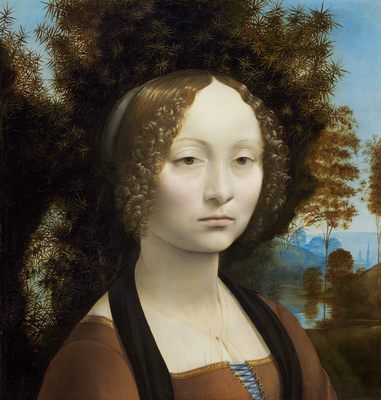 Ginevra de Benci, par Léonard de Vinci