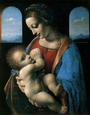 La madone Litta, par Léonard de Vinci