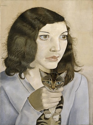 Femme au chaton, par Lucian Freud