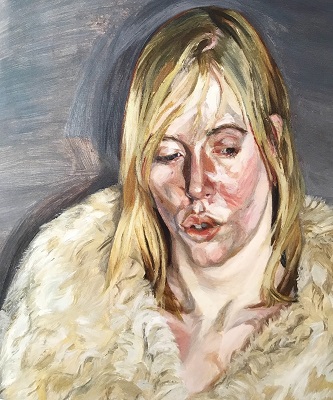 Femme au manteau de fourrure, par Lucian Freud