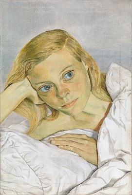 Jeune femme dans un lit, par Lucian Freud