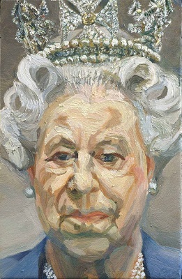La reine Élizabeth II, par Lucian Freud
