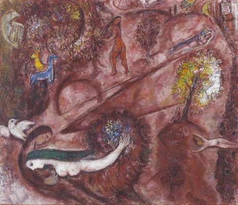 Le cantique des cantiques I, par Marc Chagall