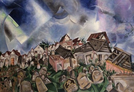 Cimetière, par Marc Chagall