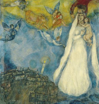 La madone du village, par Marc Chagall