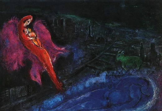 Ponts de la Seine, par Marc Chagall