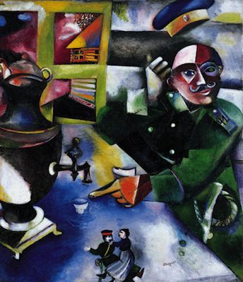 Le soldat boit, par Marc Chagall