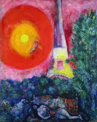 La Tour Eiffel, par Marc Chagall