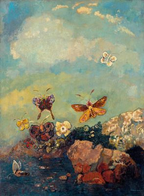 Papillons, par Odilon Redon