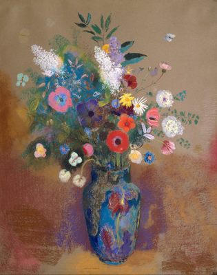 Vase de fleurs, par Odilon Redon