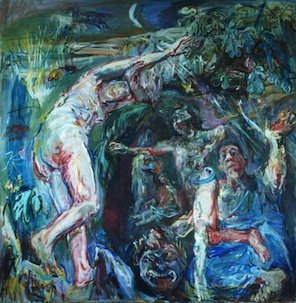 Triptyque : Hadès et Perséphone,<br/> par Oskar Kokoschka