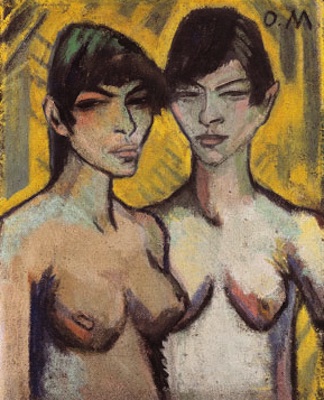 Deux nus féminins, par Otto Mueller