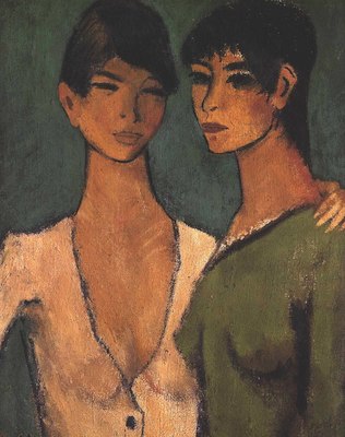 Deux soeurs, par Otto Mueller