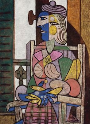 Femme assise devant la fenêtre, par Pablo Picasso