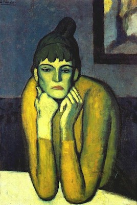 Femme au chignon, par Pablo Picasso