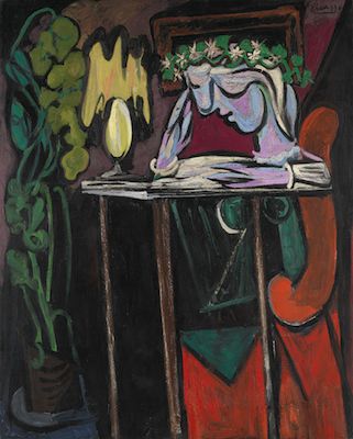 La lecture sur une table, par Pablo Picasso