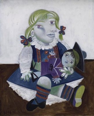 Maya avec une poupée, par Pablo Picasso