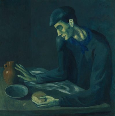 Le repas de l'aveugle, par Pablo Picasso
