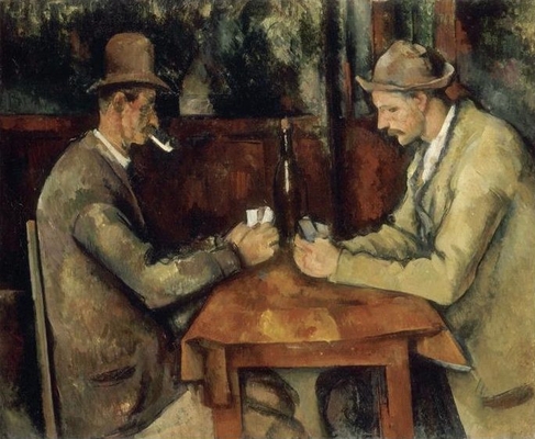 Les joueurs de cartes (I), par Paul Cézanne