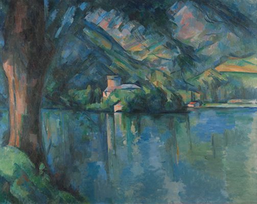 Le lac d'Annecy, par Paul Cézanne