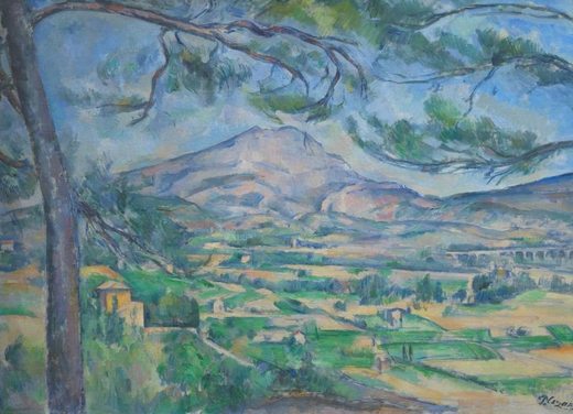 La montagne Sainte Victoire (I), par Paul Cézanne