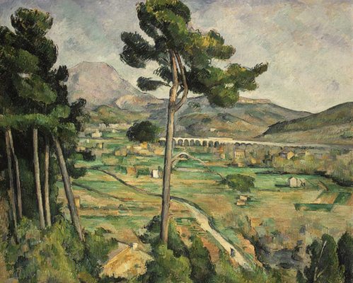 La montagne Sainte Victoire (II), <br/> Vue de Bellevue par Paul Cézanne