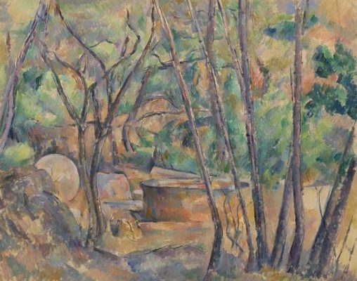 Le puit, par Paul Cézanne