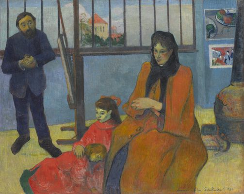 L'atelier de Schuffenecker, par Paul Gauguin
