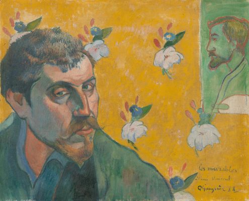 Autoportrait : Les Misérables, par Paul Gauguin