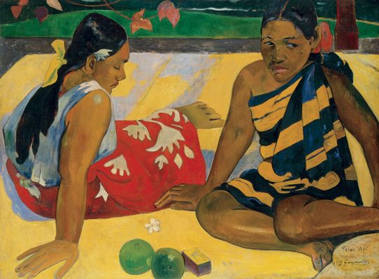 Parau Api, par Paul Gauguin