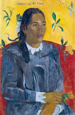 Vahine no te tiare, par Paul Gauguin