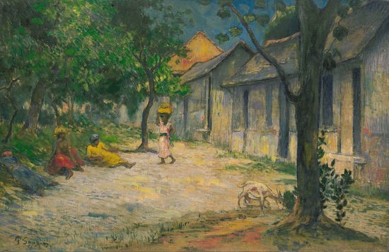 Village en Martinique, par Paul Gauguin
