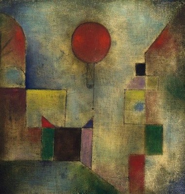 Ballon rouge, par Paul Klee