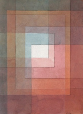 Blanc polyphoniquement serti, par Paul Klee