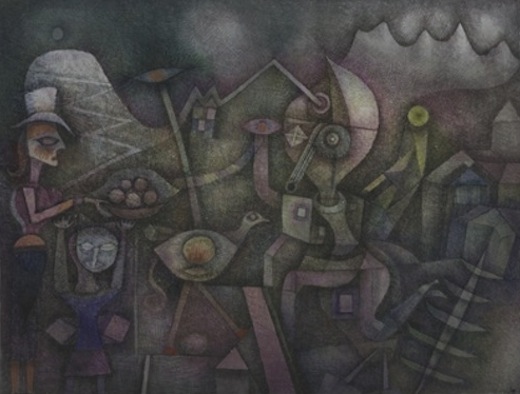 Carnaval de montagne, par Paul Klee