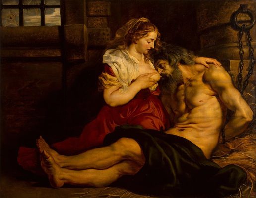 La Charité romaine, par Peter-Paul Rubens