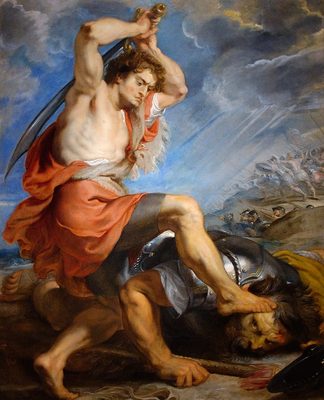 David contre Goliath, par Peter-Paul Rubens