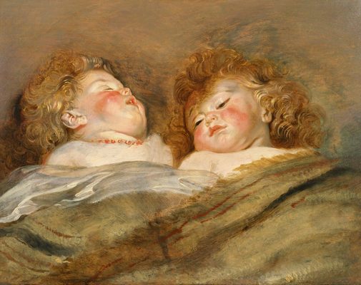 Deux chérubins endormis, par Peter-Paul Rubens