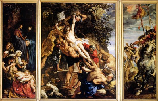 L'élévation de la croix, par Peter-Paul Rubens