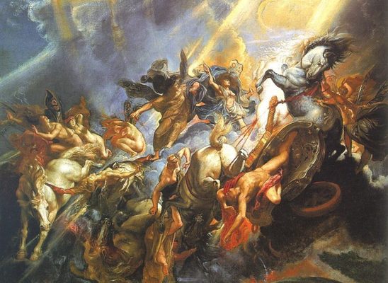 La chute de Phaeton, par Peter-Paul Rubens
