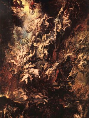 La chute des anges rebelles, par Peter-Paul Rubens
