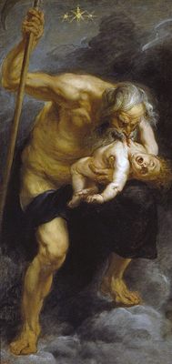 Saturne dévorant un de ses enfants, par Peter-Paul Rubens