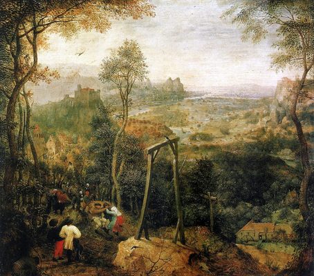 La pie sur le gibet, par Pieter Bruegel