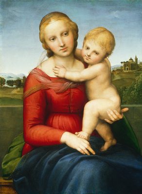 La Madone et l'enfant, par Raphaël