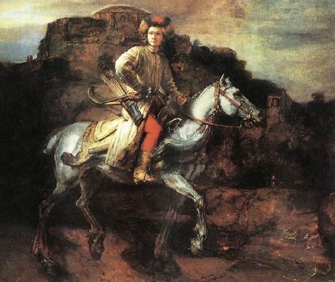 Le cavalier polonais, par Rembrandt van Rijn