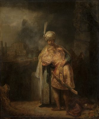 David et Jonathan, par Rembrandt van Rijn