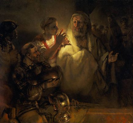 Le reniement de saint Pierre, par Rembrandt van Rijn